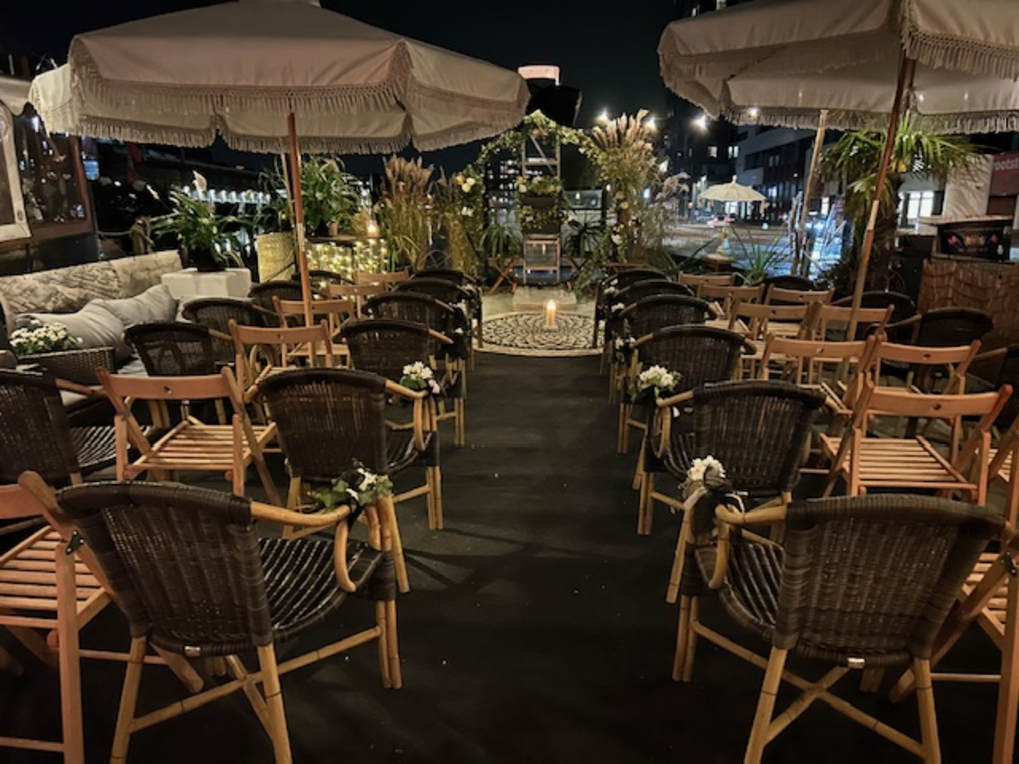 Terras aan Spaarne in Haarlem